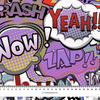 COMICS (violet - rot) - Lycra 300g