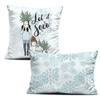 DECORATIVE PILOWS - LET IT SNOW MS. 2 (WINTER IN THE CITY)