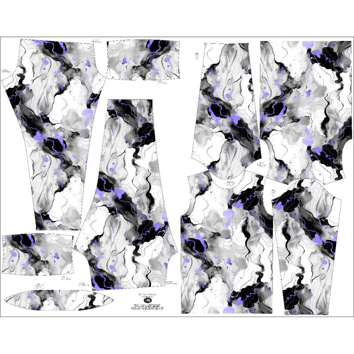 Thermo dívčí sada (NANCY) - ALCOHOL INK - Sada šití 146