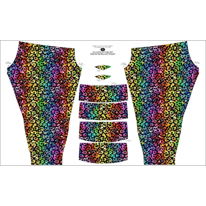 LEGGINSY SPORTOWE - HOLOGRAPHIC RAINBOW wz. 4 - XS