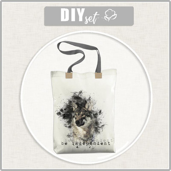 SHOPPER TASCHE - BE INDEPENDENT (BE YOURSELF) - Wasserabweisende Webware - Nähset