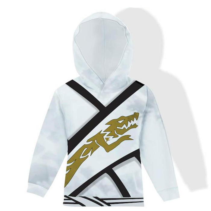 WEIßER NINJA HOODIE - Sommersweat (110/116)