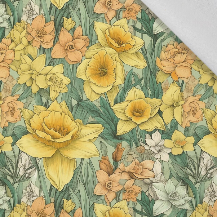 FLOWERS WZ.52 - Cotton woven fabric