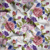 ROSE FLOWERS PAT. 2 (BLOOMING MEADOW) - Cotton muslin
