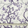 FLOWERS pat. 2 (purple) - Viscose jersey