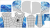 KIDS HOODIE - SPIDER’S WEB (grey) - looped knit fabric (122/128)