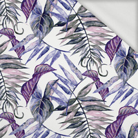 LEAVES PAT. 6 (TROPICAL NATURE) (Very Peri) - looped knit fabric