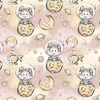 SPACE CUTIES pat. 4 (CUTIES IN THE SPACE) - Viscose jersey