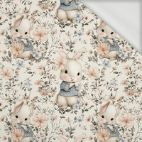 HAPPY BUNNY WZ. 4 - looped knit fabric
