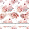 BUTTERFLY & FLOWERS WZ. 18 - Slub Weave