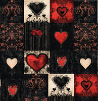 VALENTINE'S DAY 7- Potahový velur