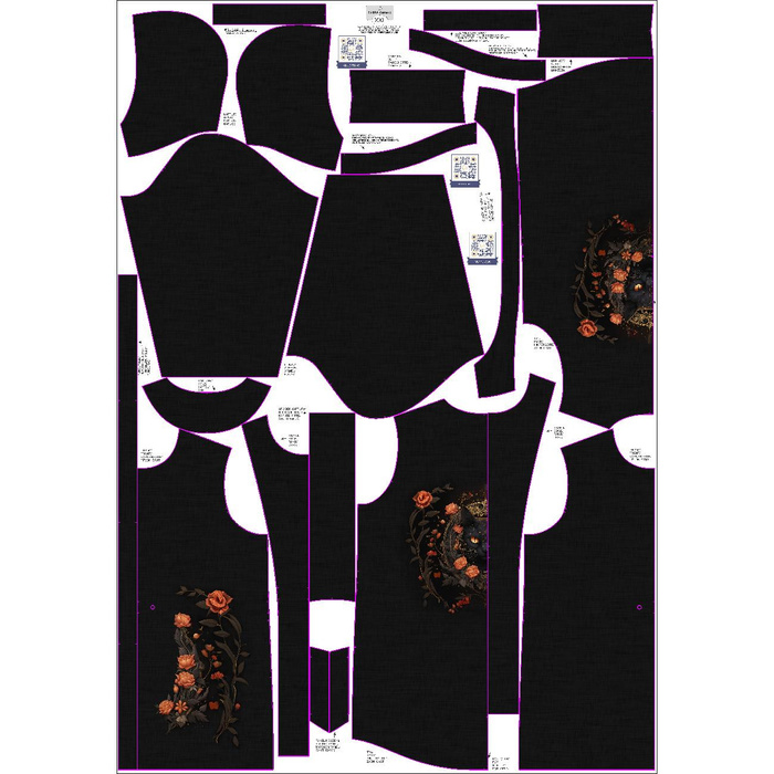 PARKA DAMSKA (ANNA) - GOTHIC CAT - zestaw do uszycia XL