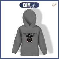 KID'S HOODIE (ALEX) - HALLOWEEN CAT pat. 3 - sewing set