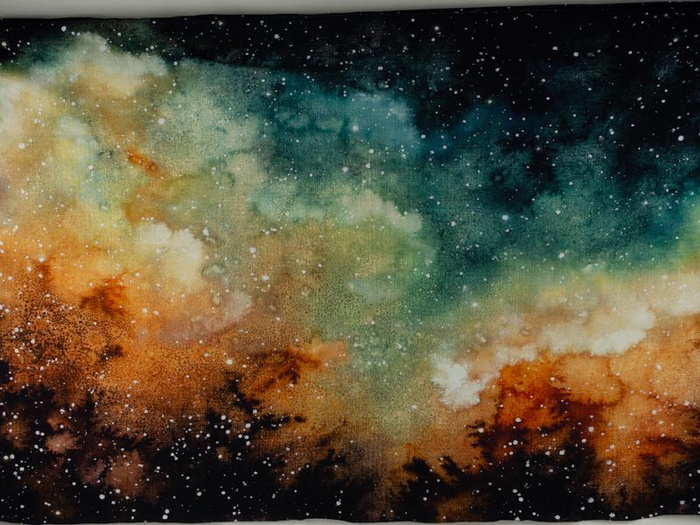 GALAKTYCZNA PODRÓŻ - panel panoramiczny single jersey TE210