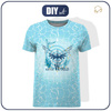 HERREN T-SHIRT - WASSERWELT / aqua - Single Jersey