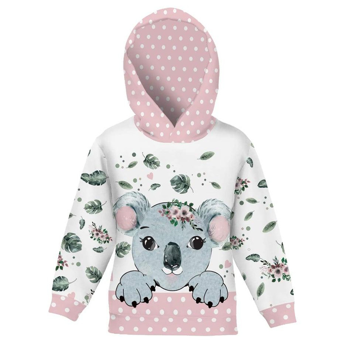 DZIECIĘCA BLUZA Z KAPTUREM (ALEX) - KOALA KAMILA - dzianina pętelkowa (86/92)