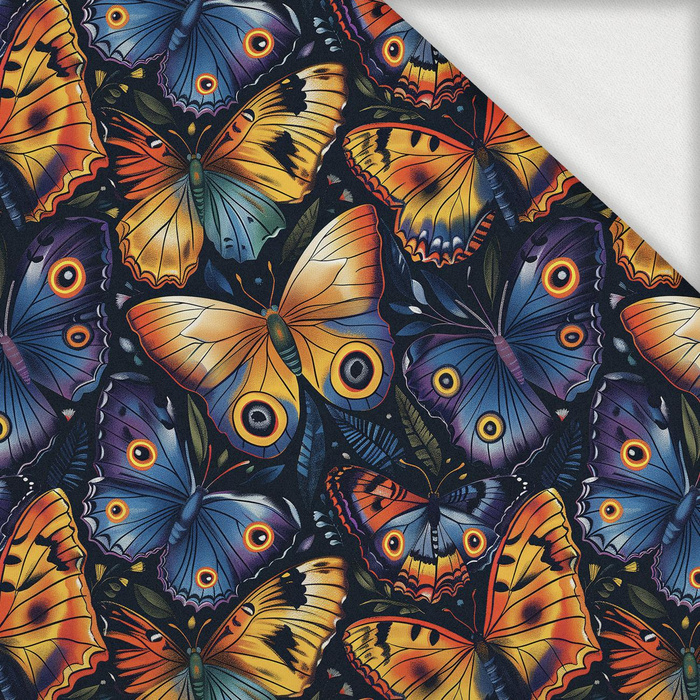 Butterfly & Flowers wz.7 - light brushed knitwear