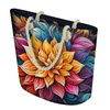 BOUQUET OF FLOWERS WZ.6 - panel (75cm x 80cm) looped knit fabric with elastane ITY
