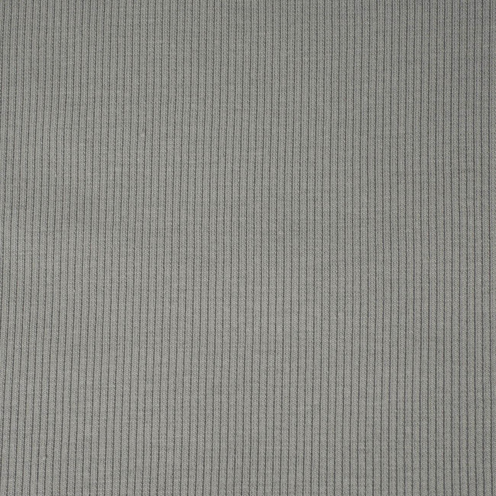 Rib Jersey fabric Unicolour - GREY (D-995)