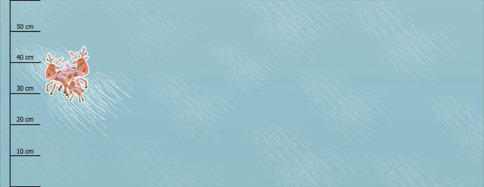 RODINA SOBŮ (VÁNOČNÍ SOBI) - panoramic panel teplákovina