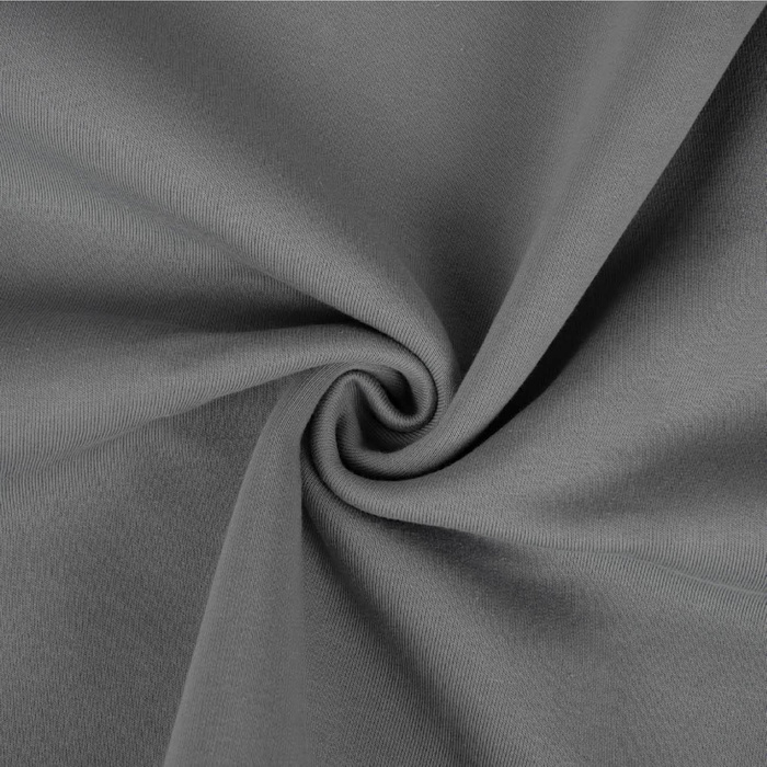 D-32 STEEL GRAY - thick brushed sweatshirt D300