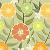 CITRUS no. 2 / green - Cotton woven fabric