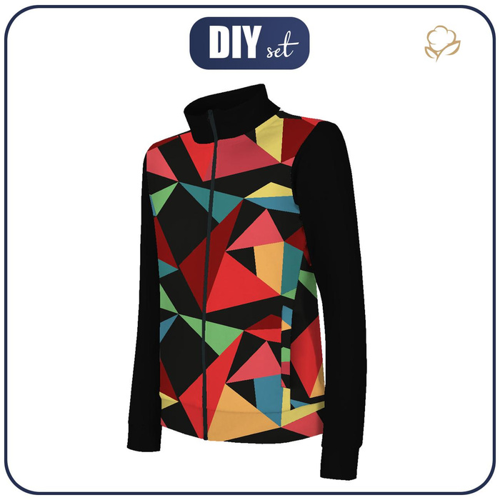 “MAX” KINDER TRAININGSJACKE - EIS MS. 2 / bunt - Funktionsstoff (Maschenstoff) (146/152)