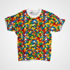 COLORFUL BLOCKS M. 2 - Viskose Jersey