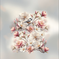 PASTEL BLOOM WZ. 2 - PANEL (60cm x 50cm)