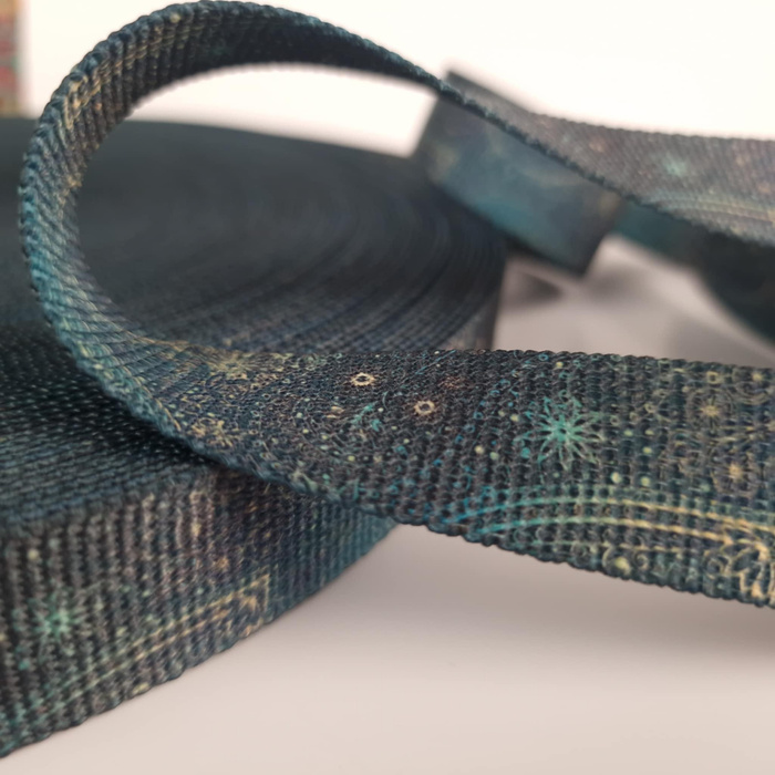 Webbing Tape with Print 25mm -  MEHNDI 2.0