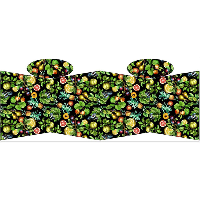 TOTE BAG - PARADISE FRUITS pat. 1 (PARADISE GARDEN) - sewing set