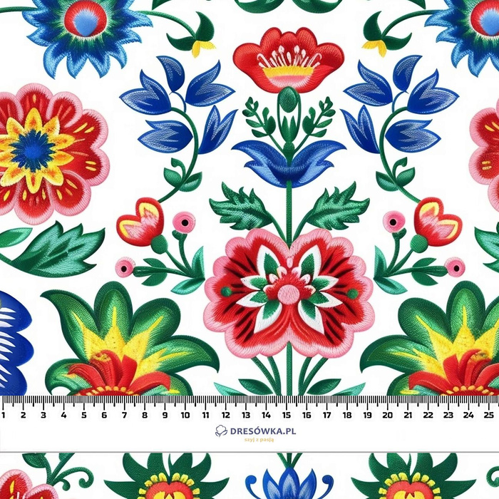 Folk Art wz.4- Welur tapicerski