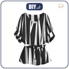 KIMONO BLOUSE - STRIPES - sewing set L-XL
