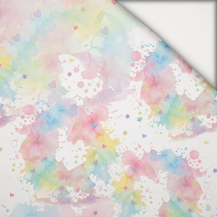 PASTEL BLOTS - leichte Maschenware angeraut