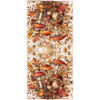 PILLOW 45X45 - FOREST MUSHROOMS - front + back