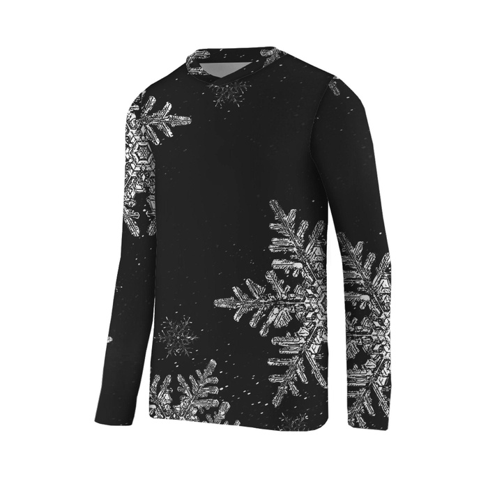 Thermo dívčí sada (NANCY) - CHALKY SNOWFLAKE - Sada šití 128