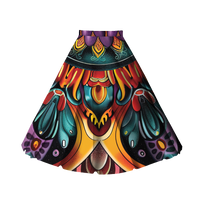 COLORFUL MANDALA WZ.7  - panel kalhot "MAXI" - Viskózový jersey