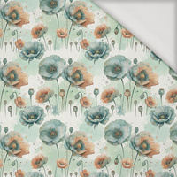 FLOWERS OWL FAMILY - Viscose jersey