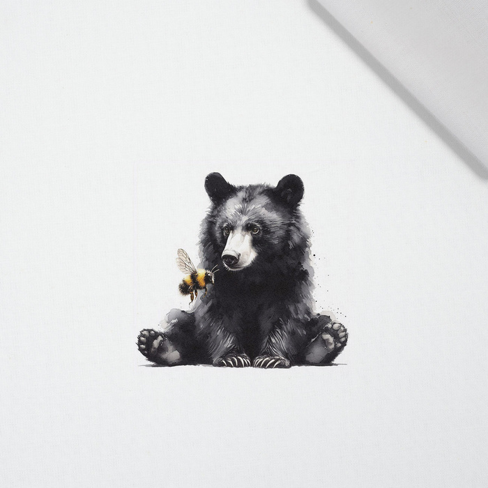 BEAR WZ. 2 - panel (60cm x 50cm)   Baumwoll Webware