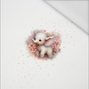 CUTE PINK ELEPHANT - panel (60cm x 50cm) Waterproof woven fabric