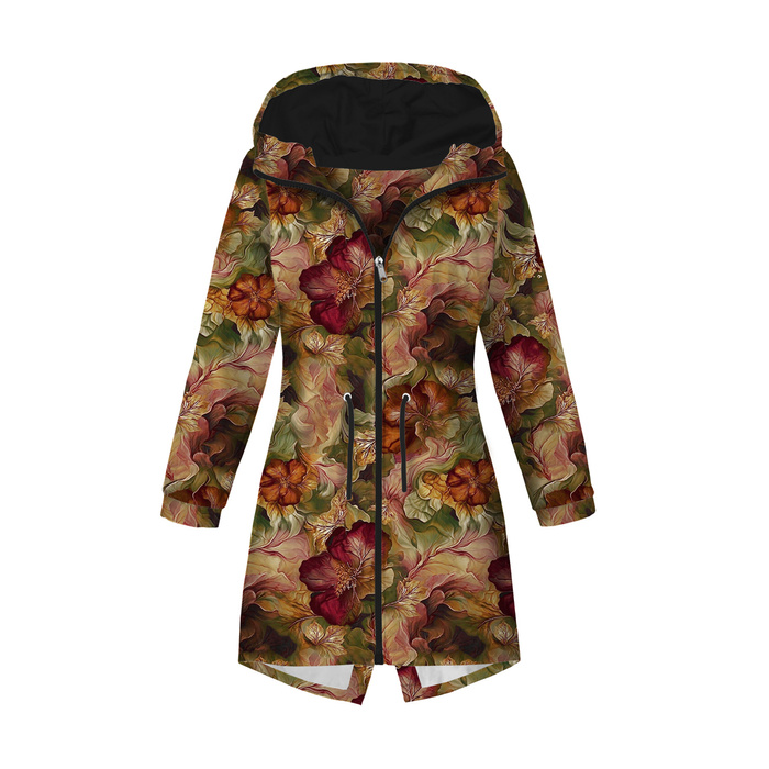 WOMEN'S PARKA (ANNA) - AUTUMN FLOWERS WZ. 23 - softshell