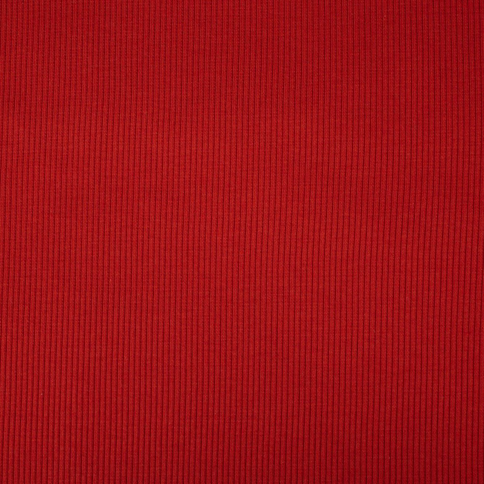 D-18 RED - Ribbed knit fabric