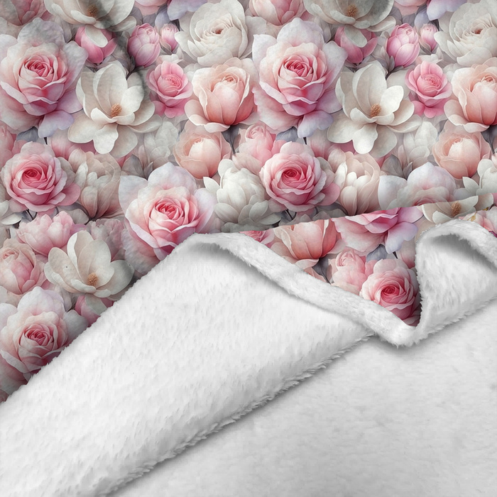 PASTEL FLOWERS WZ. 22 - Minky plyš