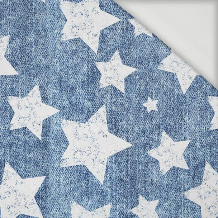 WHITE STARS / vinage look jeans (dark blue) - Viscose jersey