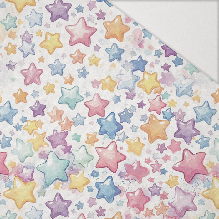 PASTEL STARS - Hydrophobic brushed knit