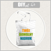 SHOPPER BAG - WITH CUSTOM PRINT - sewing set