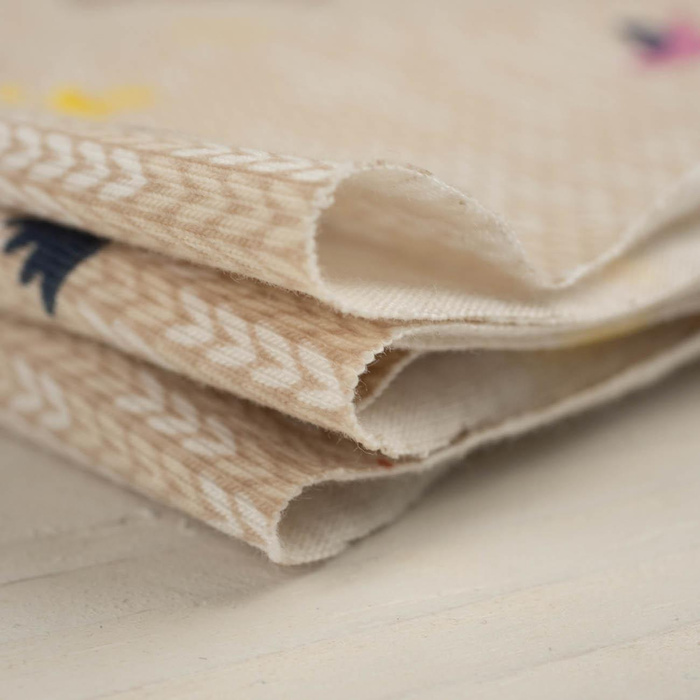 PTASZKI I GAŁĄZKI / jodełka - single jersey