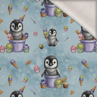 Ice Penguin - dzianina drapana z elastanem ITY
