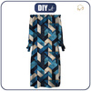KLEID "CARMEN" - GEOMETRIC M. 2 - Krepp XS