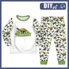 CHILDREN'S PAJAMAS " MIKI" - DINO PLANTS - sewing set